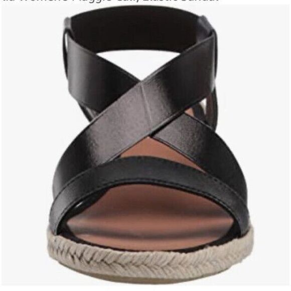 AQUATALIA Women Sz 7 Maggie Leather criss cross espadrille sandal w/dustbag $180 - Picture 15 of 16